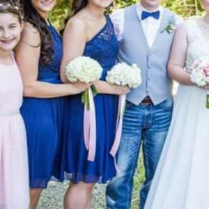 David’s bridal bridesmaid dress